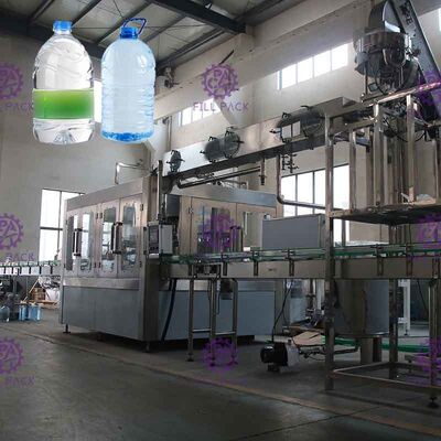2500BPH planta del relleno del agua potable de la botella de la capacidad 5L con control del PLC