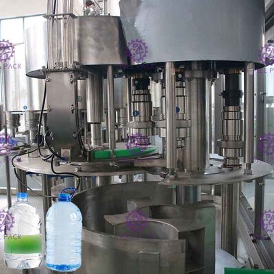 2500BPH planta del relleno del agua potable de la botella de la capacidad 5L con control del PLC
