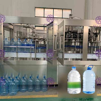 3 en 1 planta de agua de consumición de la botella de Monoblock 5L, planta de relleno del agua mineral