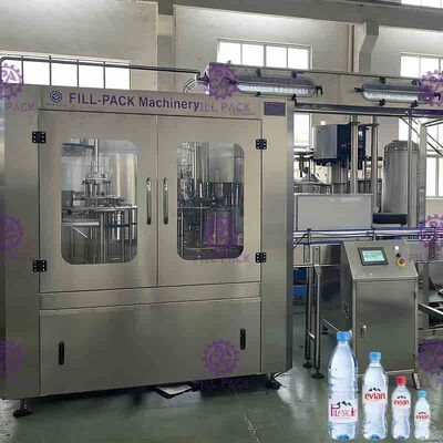 Máquina de rellenar automática del agua potable, cadena de producción del agua embotellada del acero inoxidable