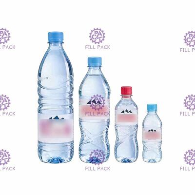 Máquina de rellenar automática del agua potable, cadena de producción del agua embotellada del acero inoxidable
