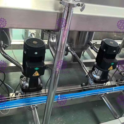 botella interior 450BPH y exterior automática Brusher - planta de relleno del galón del agua del barril