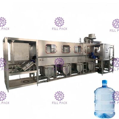 Máquina de rellenar del agua automática de 5 galones 300BPH con control del PLC