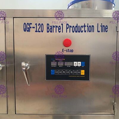 Barril plástico equipo automático del envasado por contracción de la máquina de rellenar del agua de 5 galones