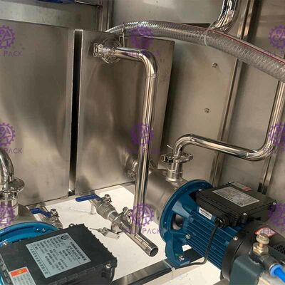 Monoblock máquina de rellenar del agua de 5 galones, cadena de producción del agua del barril