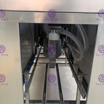 Monoblock máquina de rellenar del agua de 5 galones, cadena de producción del agua del barril