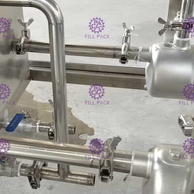 Operación fácil línea 120 capacidad grande de la máquina de rellenar 1 del agua de 5 galones de BPH