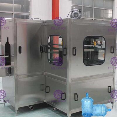 9.75Kw 900BPH máquina de rellenar del agua de 5 galones con el sellador del llenador de la lavadora