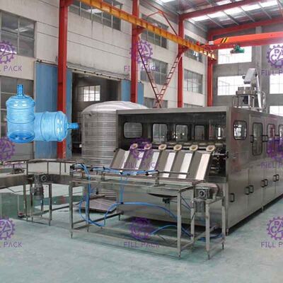 900BPH automático máquina de rellenar del agua de 5 galones con las líneas tipo de la bomba 6 de Nanfang