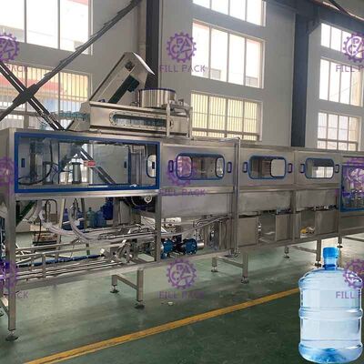 3 automáticos en 1 máquina de rellenar del agua con la botella del plástico de 5 galones