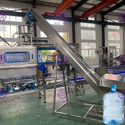 SUS304 máquina de rellenar del agua de 5 galones/línea, máquina de rellenar del agua pura 200BPH