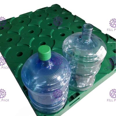 Modificado para requisitos particulares coloree la plataforma plástica reciclada inferior de 5 capas para la botella de agua de 5 galones