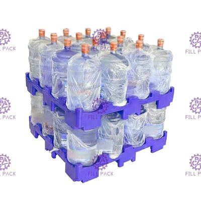 Modificado para requisitos particulares coloree la plataforma plástica reciclada inferior de 5 capas para la botella de agua de 5 galones