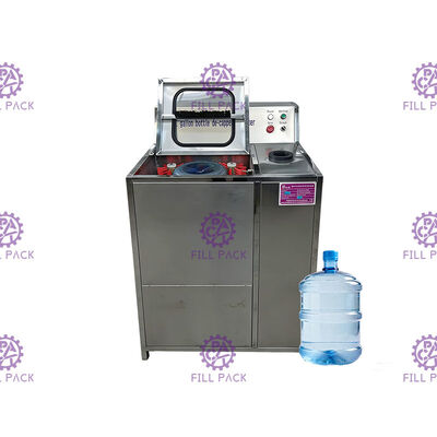 interno semi automático 300BPH - acero inoxidable externo 304 de la máquina de rellenar del agua de 5 galones