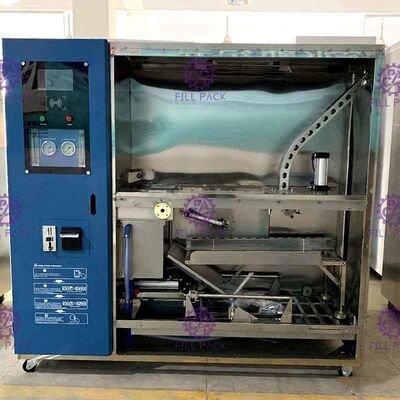 12g/H moneda del servicio del uno mismo de la máquina de rellenar del agua del barril de 5 galones que birla el pago