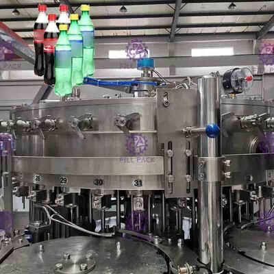 Máquina carbónica industrial del llenador de la botella de la bebida de la máquina de rellenar de la bebida