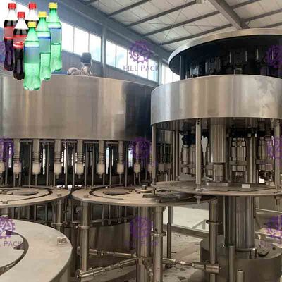 3 en 1 agua de soda carbonató el equipo embotellador 2000-12000BPH de la bebida de la máquina de rellenar