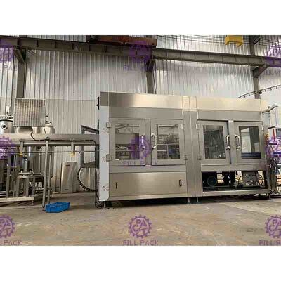 3 en 1 agua de soda carbonató el equipo embotellador 2000-12000BPH de la bebida de la máquina de rellenar