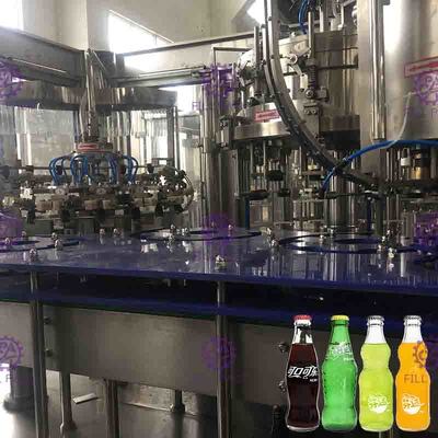 ACARICIE el vidrio plástico 3 en 1 máquina de embotellado del vino del agua chispeante/equipo/línea/planta/sistema monobloques