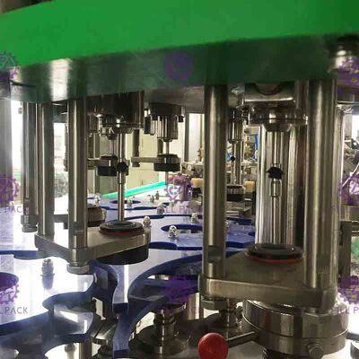 ACARICIE el vidrio plástico 3 en 1 máquina de embotellado del vino del agua chispeante/equipo/línea/planta/sistema monobloques