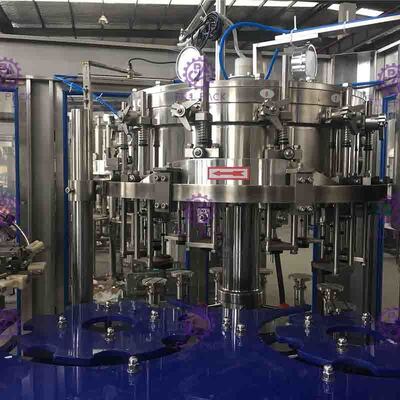 ACARICIE el vidrio plástico 3 en 1 máquina de embotellado del vino del agua chispeante/equipo/línea/planta/sistema monobloques