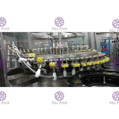 3 en 1 botella de cristal monobloque de relleno de la máquina de la bebida que capsula carbónica con el casquillo de aluminio
