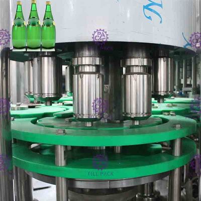 Vidrio plástico 3 en 1 producir de la botella de vino del agua chispeante/máquina/equipo/línea/sistema monobloques de la producción