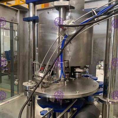 La máquina de rellenar del coque de alta velocidad, 2 en 1 PLC puede línea de relleno