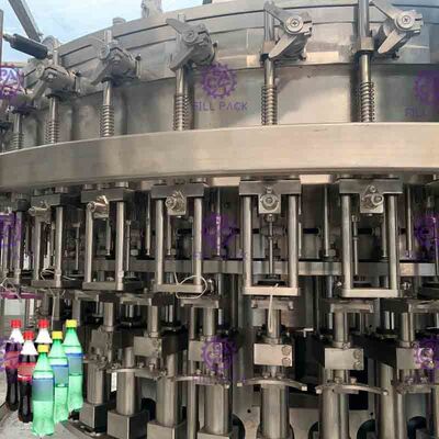 ACARICIE el vidrio plástico 3 en 1 máquina de embotellado de la cola del refresco/equipo/línea/planta/sistema monobloques