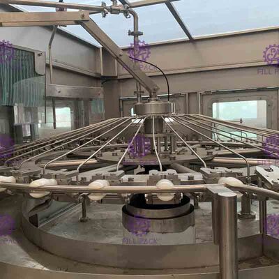 Bebida del ANIMAL DOMÉSTICO de la máquina de rellenar/agua carbónicas esterilizadas antiséptico Monoblock del gas
