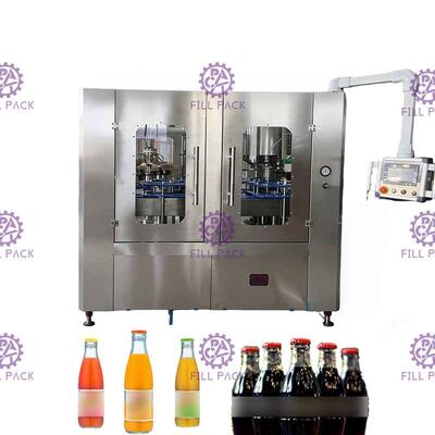 Línea de relleno de proceso carbónica del refresco con la conexión auto 8000BPH