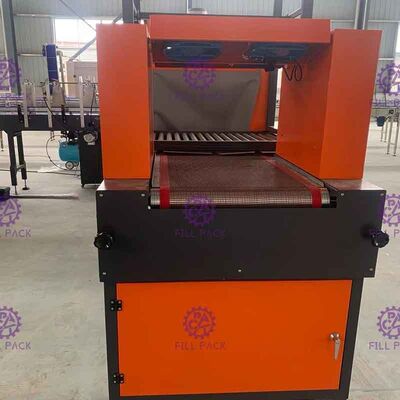 pantalla táctil de 10pcs/Min Bottle Shrink Wrap Machine para la cola del jugo