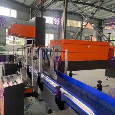 pantalla táctil de 10pcs/Min Bottle Shrink Wrap Machine para la cola del jugo