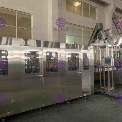 32 - 32 - 10 Máquina Llenadora de Botellas con Alimentación Automática de Tapas de Aluminio