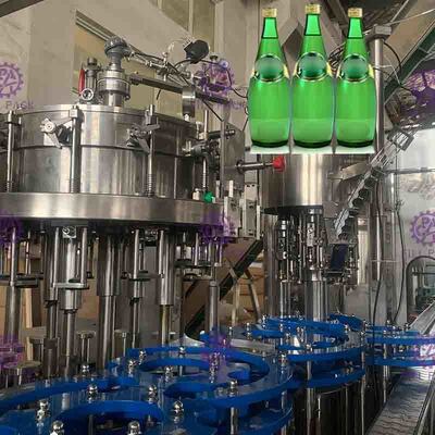 tipo control líquido del anillo de la máquina de embotellado 12000BPH del PLC del cilindro
