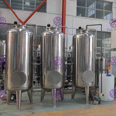 Sistema de tratamiento de aguas de acero inoxidable automático de 10000LPH uF para el agua potable