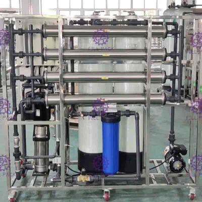 Sistema de tratamiento de acero inoxidable de agua potable 500lph con la membrana 4040
