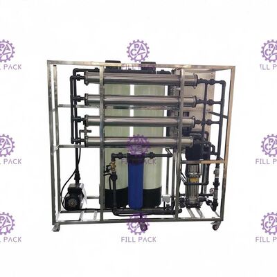 Máquina ultra pura hueco del tratamiento de aguas de la fibra de 1000LPH uF