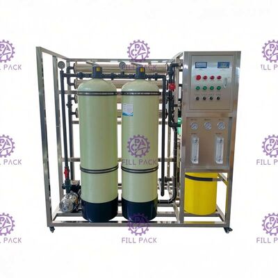 Máquina del tratamiento del agua potable de 500LPH Monoblock uF