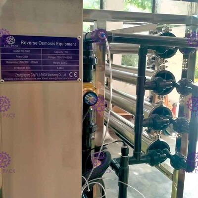 Sistema puro potable de la purificación del agua de 1000LPH uF