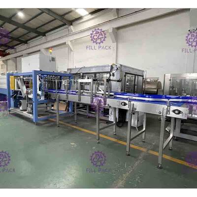 Empaquetadora automática de la botella del PLC, 380V cartón de 50/60 HERZIOS que forma la máquina