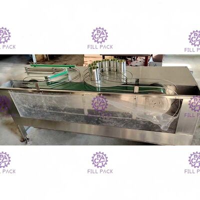 Máquina de llenado y sellado de latas con arandela magnética 2000BPH SUS304