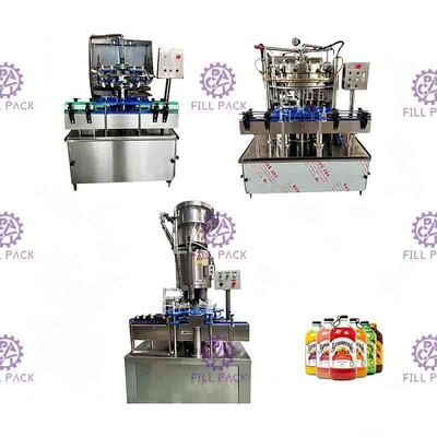Línea carbónica automática de la máquina de rellenar del agua chispeante de la bebida de 4000BPH 2L con el tirón Ring Cap