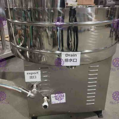 El vidrio 3000BPH conserva la máquina de embotellado del agua con Rinser semi auto