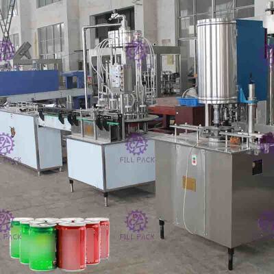 Línea de relleno vacía de la poder de aluminio - poder de aluminio Rinser SUS304 de la bebida con CE