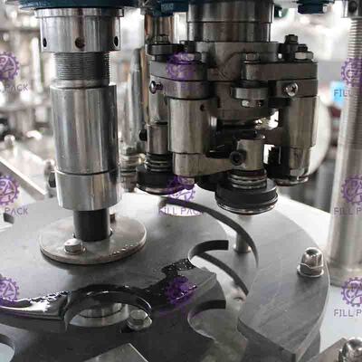 La máquina del llenador de poder de aluminio del refresco, anuncio publicitario puede equipo del lacre