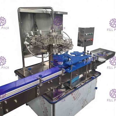Máquina industrial el capsular de corona de la botella de 6 cabezas, equipo del lacre de la botella del casquillo de corona