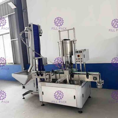 Lacre de la botella del tornillo del ANIMAL DOMÉSTICO de 4 cabezas/el capsular/máquina automáticos de la capsuladora