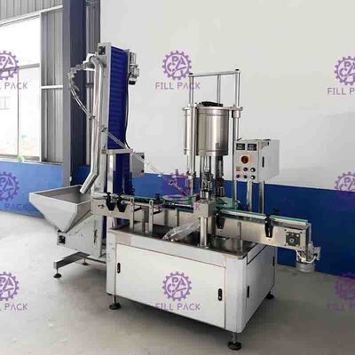 Lacre de la botella del tornillo del ANIMAL DOMÉSTICO de 4 cabezas/el capsular/máquina automáticos de la capsuladora