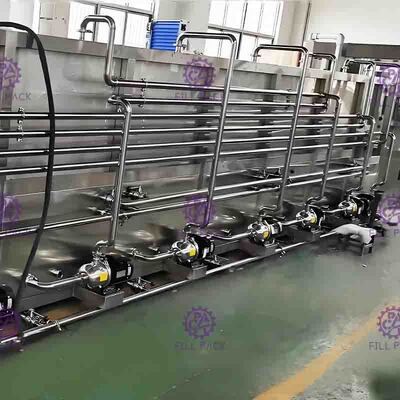 Zona de temperatura mineral de la empaquetadora de la botella de agua 3000 BPH 8